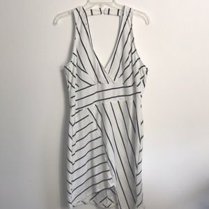 Bodycon Dress with Asymmetrical Cut